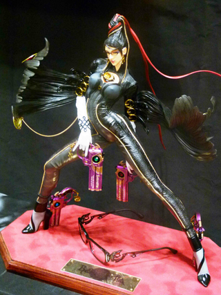 Illustration for article titled This Bayonetta Figure Pistol Kicks Out A Whopping Price Tag